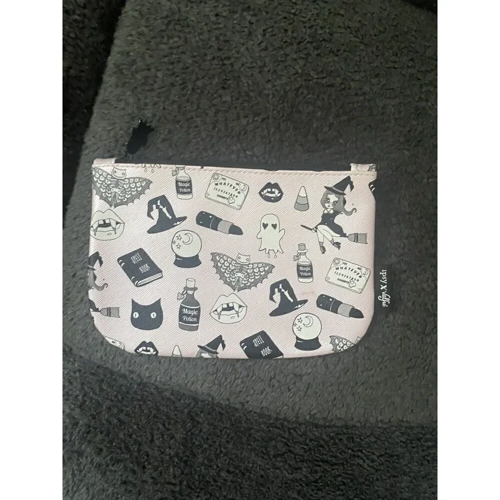 Ipsy x Valfie Makeup Bag October 2016 Black Magic Witch Halloween Glam Zip